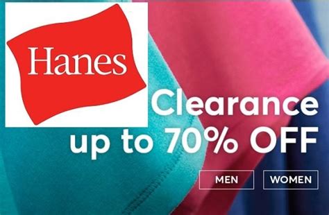 hanes clearance sale